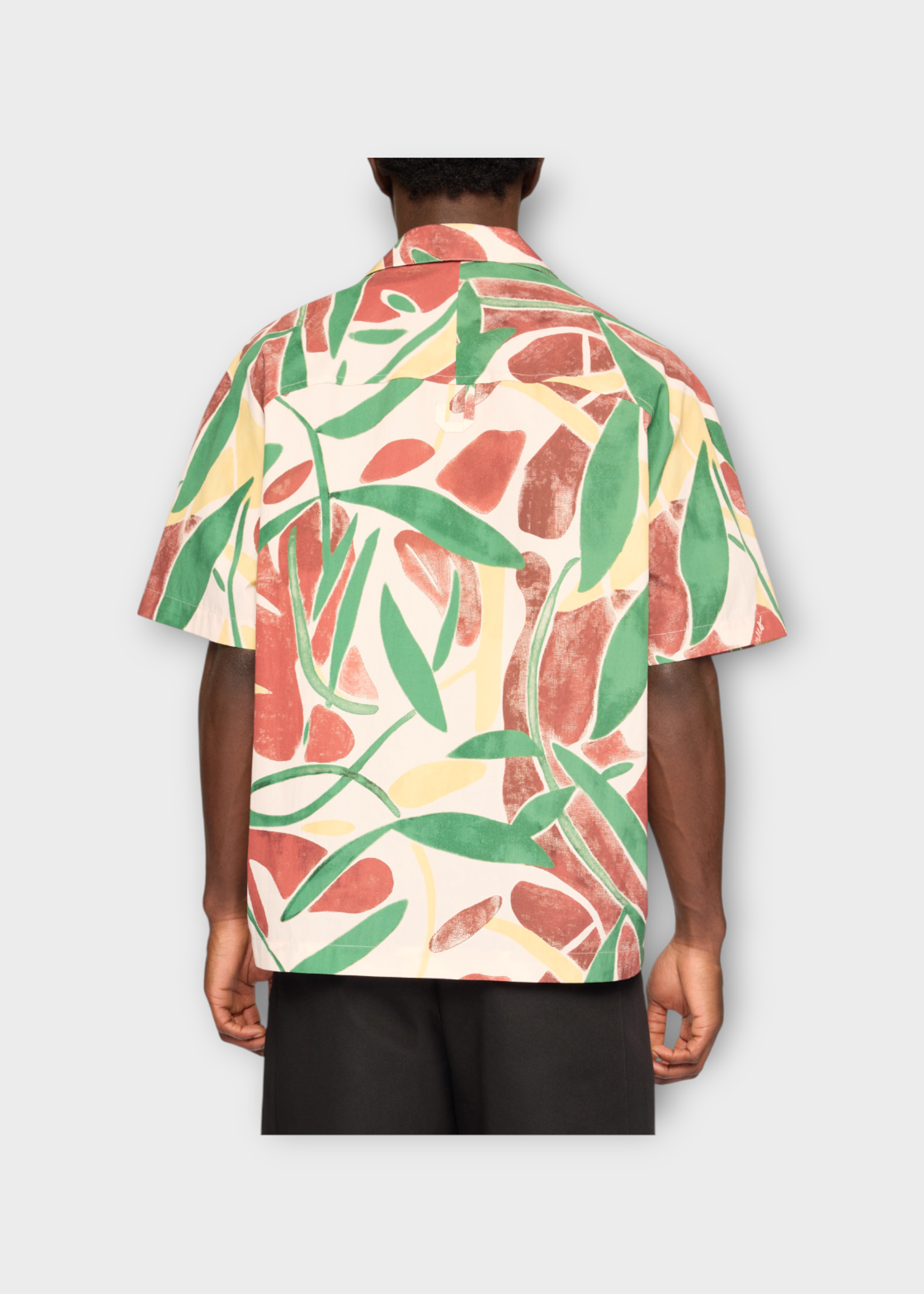Jacquemus Jacquemus Shirt, Print, La Chemise Fonccio Short Sleeves Shirt In Abstract Vegetal Print