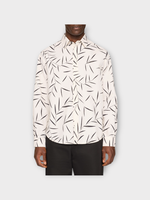 Jacquemus Jacquemus Shirt, Print, La Chemise Simon Long Sleeves Shirt In Foliage Print Off White
