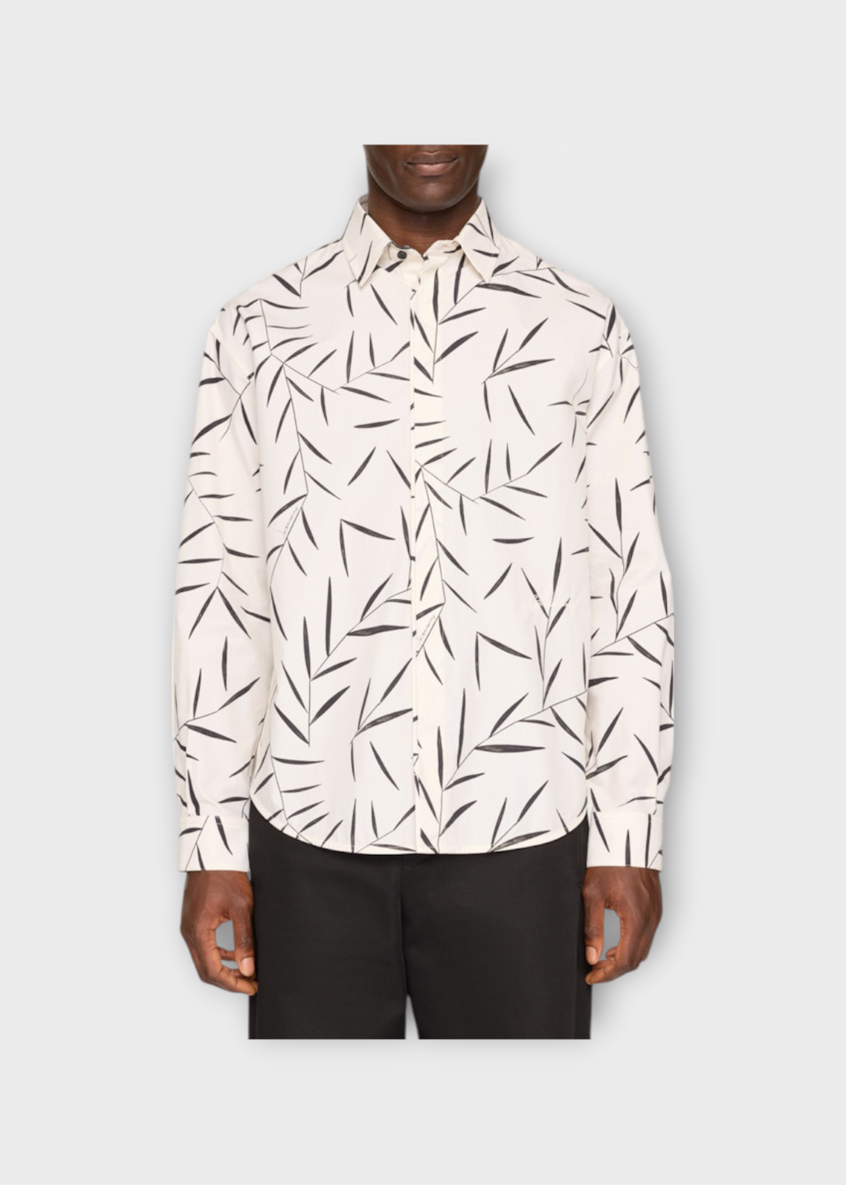 Jacquemus Jacquemus Shirt, Print, La Chemise Simon Long Sleeves Shirt In Foliage Print Off White