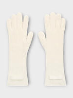 Jacquemus Jacquemus Gloves, White, Mohair, Alpaca & Wool Les Gants Gros Grain Knitted Gloves In Off White