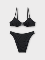 Balenciaga Balenciaga Swimwear, Black, Sporty Bikini Set in Black w/ Loop Sports Icon Embroidery