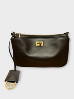 Balenciaga Balenciaga Bag, Black, Rodeo Calf Leather Sling Pochette in Black