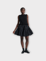 Cecilie Bahnsen Cecilie Bahnsen Skirt, Black, Blair Recycled Tafeta Ruffled Elastic Waist Skirt