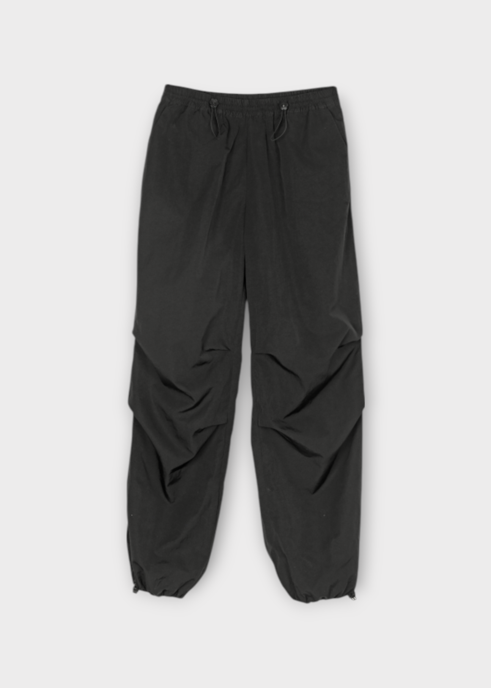 Cecilie Bahnsen Cecilie Bahnsen Trousers, Black, Brooks Recycled Tafeta Elastic Waist Joggers