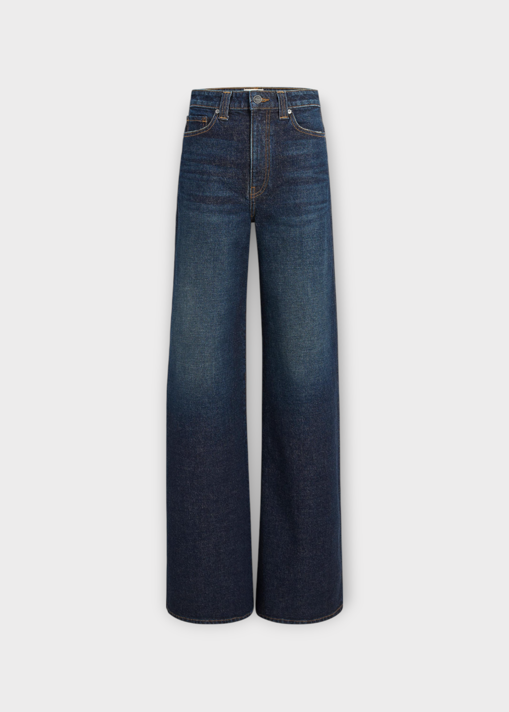 Khaite Khaite Jeans, Blue, Dane Stretch Cotton High Waist Flared Leg In Lansing