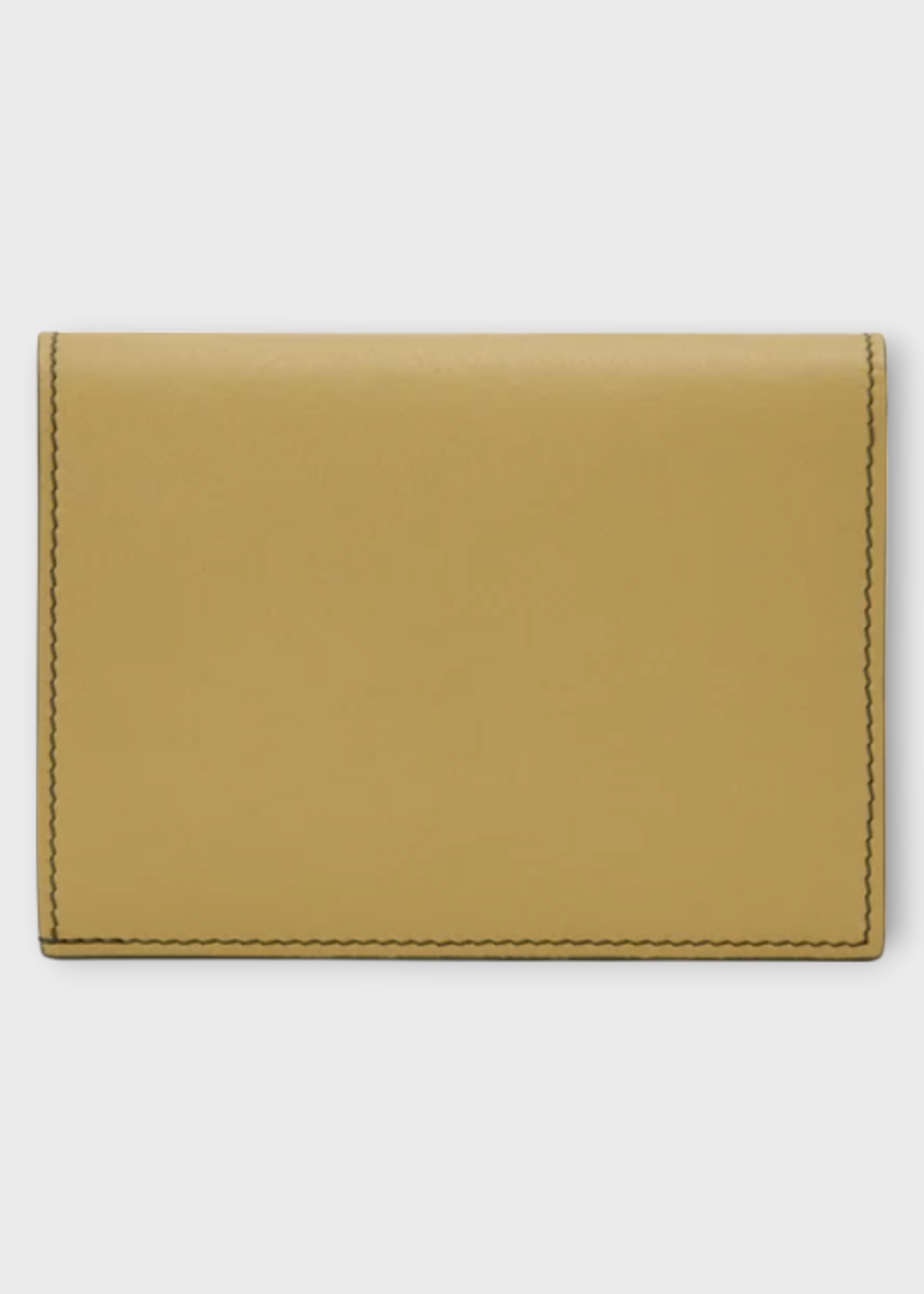 Loewe Loewe Wallet, Multi, Calfskin Landscape Compact Wallet In Bottle Green & Ochre