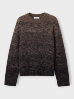Iris Von Arnim Iris Von Arnim Knitwear, Multi, Bryan Cashmere Mix Crew Neck Knitwear In Ombre Beige & Grey