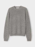 Iris Von Arnim Iris Von Arnim Knitwear, Grey, Willy Cashmere Crew Neck Lightweight Knitwear