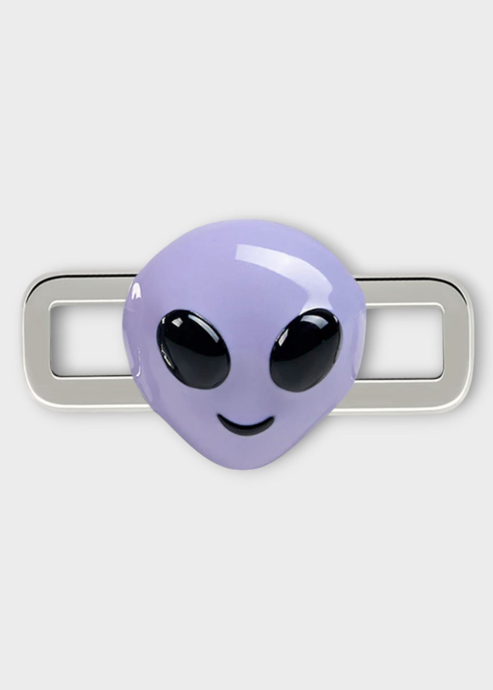 Poubel Poubel Charm, Print, Alien Painted Enamel w/ Sterling Silver