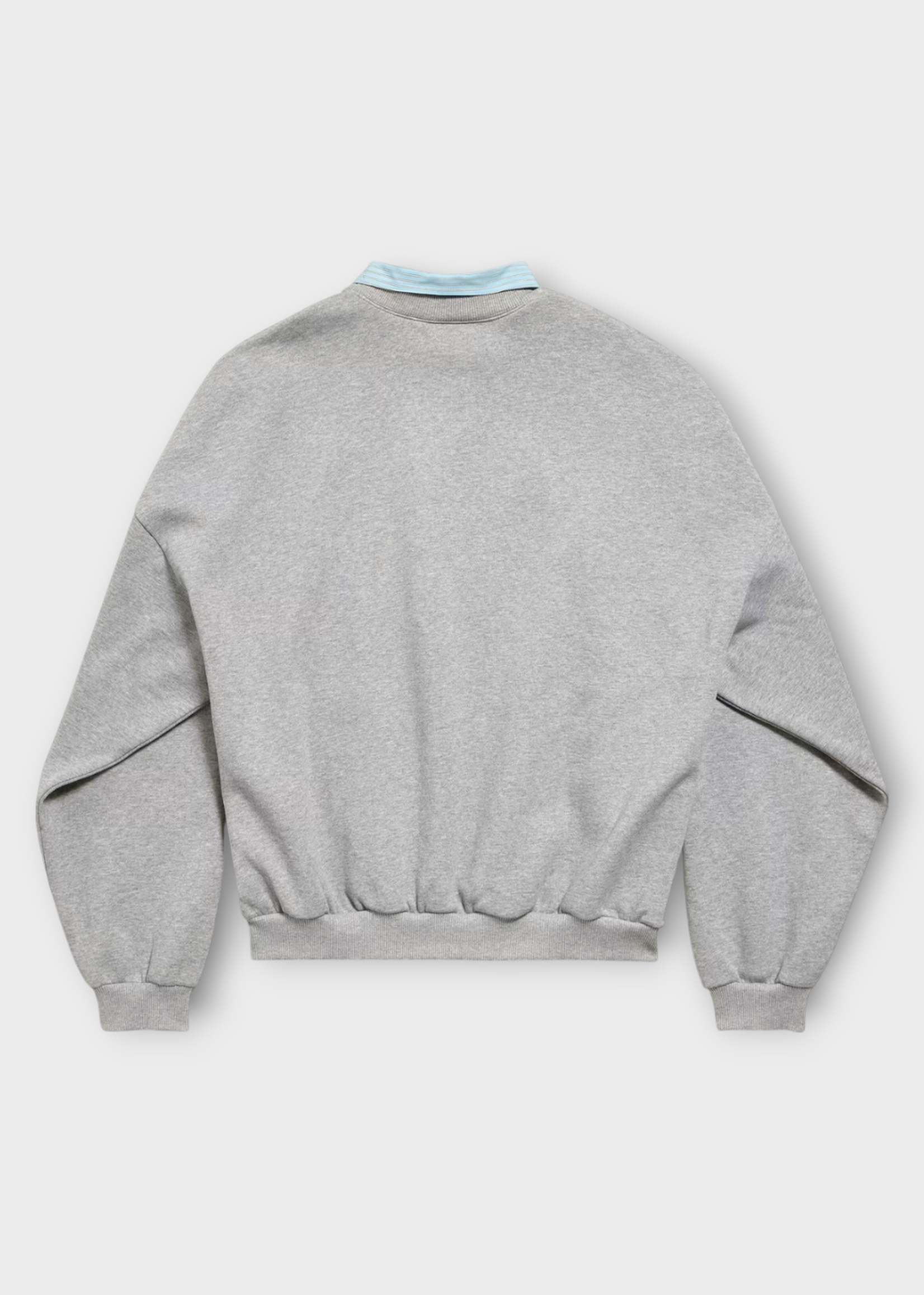 Balenciaga Balenciaga Sweatshirt, Grey, Cotton Shirt Crewneck Oversized CEO Print Sweatshirt In Heather Grey