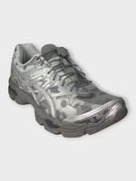 Asics Asics Sneakers, Grey, Asics X Cecilie Bahnsen Gel-Terrain Mt Shoes In Glacier Grey & Silver w/ Drawstring