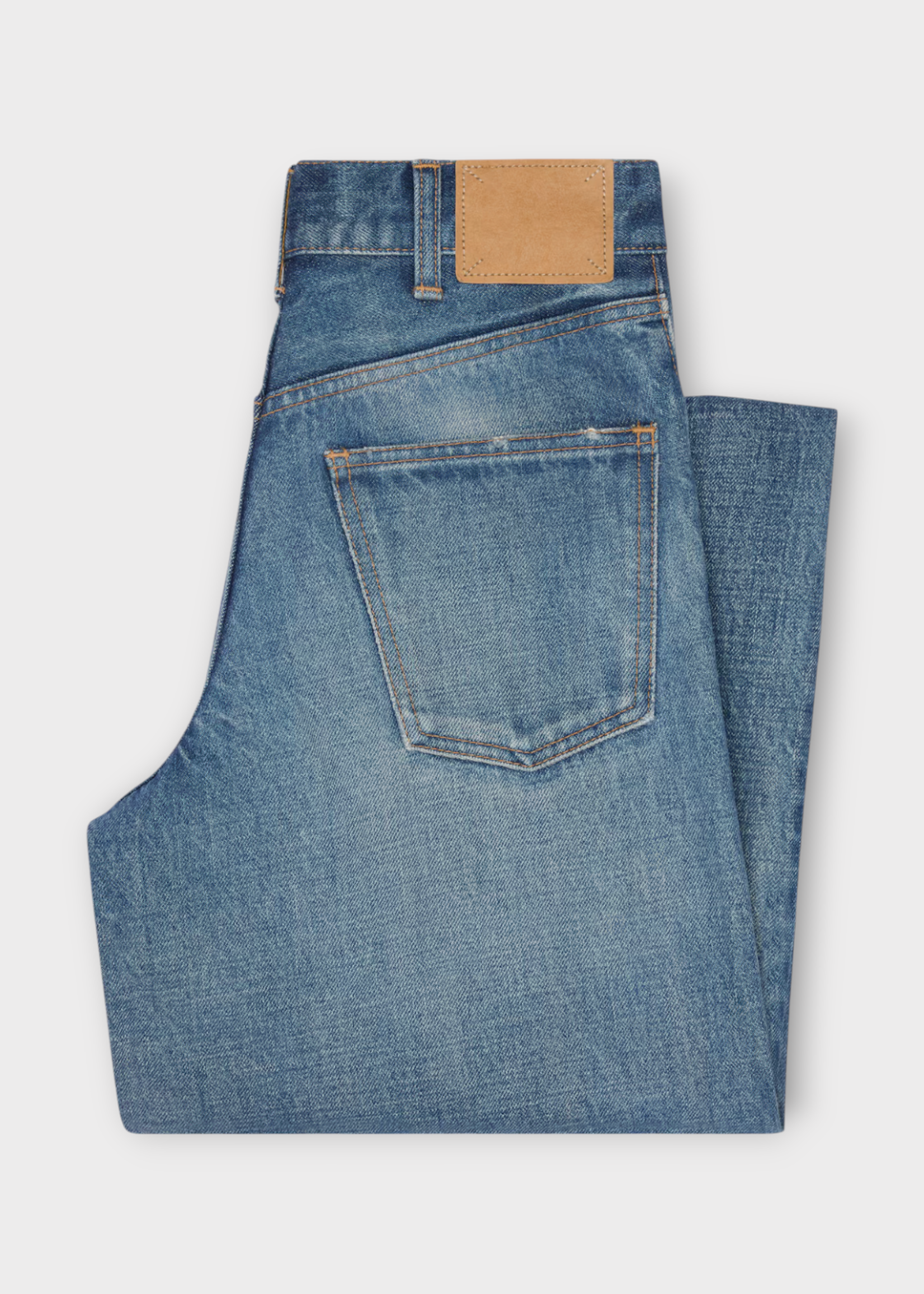 Celine Celine Jeans, Blue, Cotton Denim Jolene Wide Leg Jeans In Union Wash