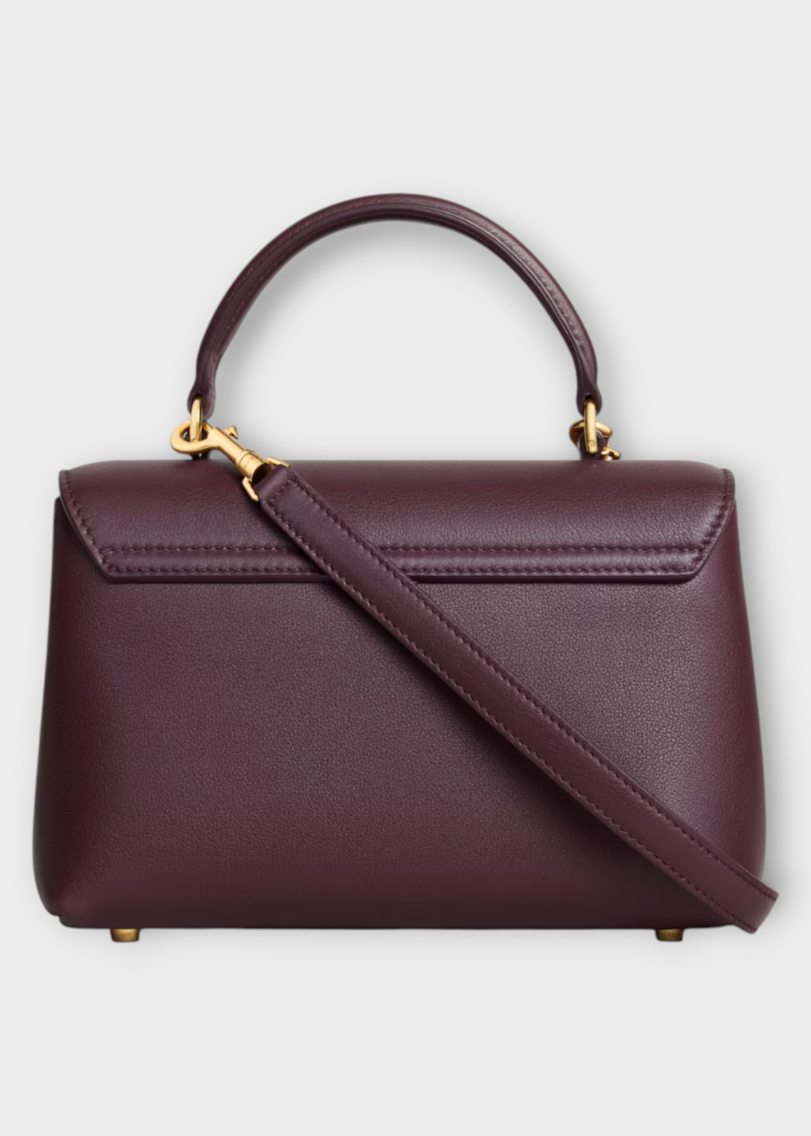 Celine Celine Bag, Brown, Calskin Teen Nino In Deep Burgundy