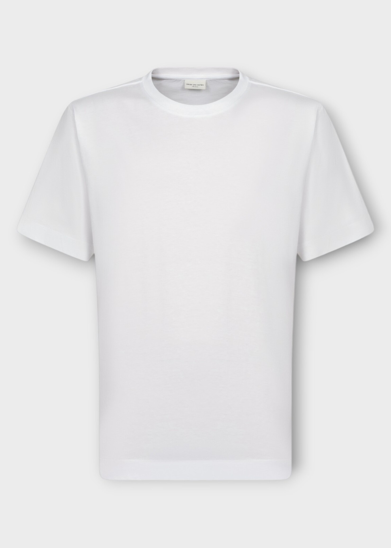 Dries Van Noten Dries Van Noten T-Shirt, White, Hertz Cotton Short Sleeve T-Shirt