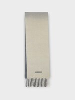 Jacquemus Jacquemus Scarf, Multi, Two Sided Scarf In Multi Grey