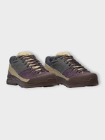 Salomon Salomon Sneakers, Multi, X-Alp Suede Sneakers In Plum Perfect, Nine Iron & Safari