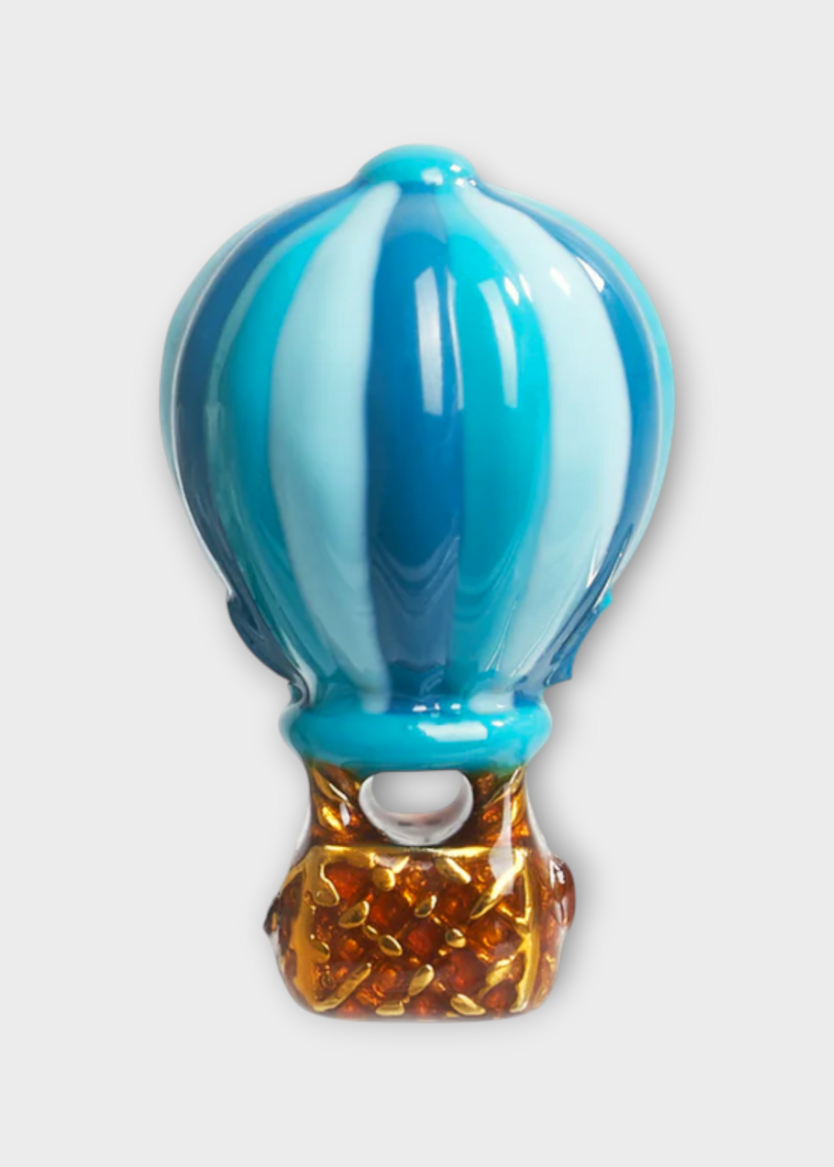 Poubel Poubel Charm, Print, Hot Air Baloon Painted Enamel w/ Sterling Silver