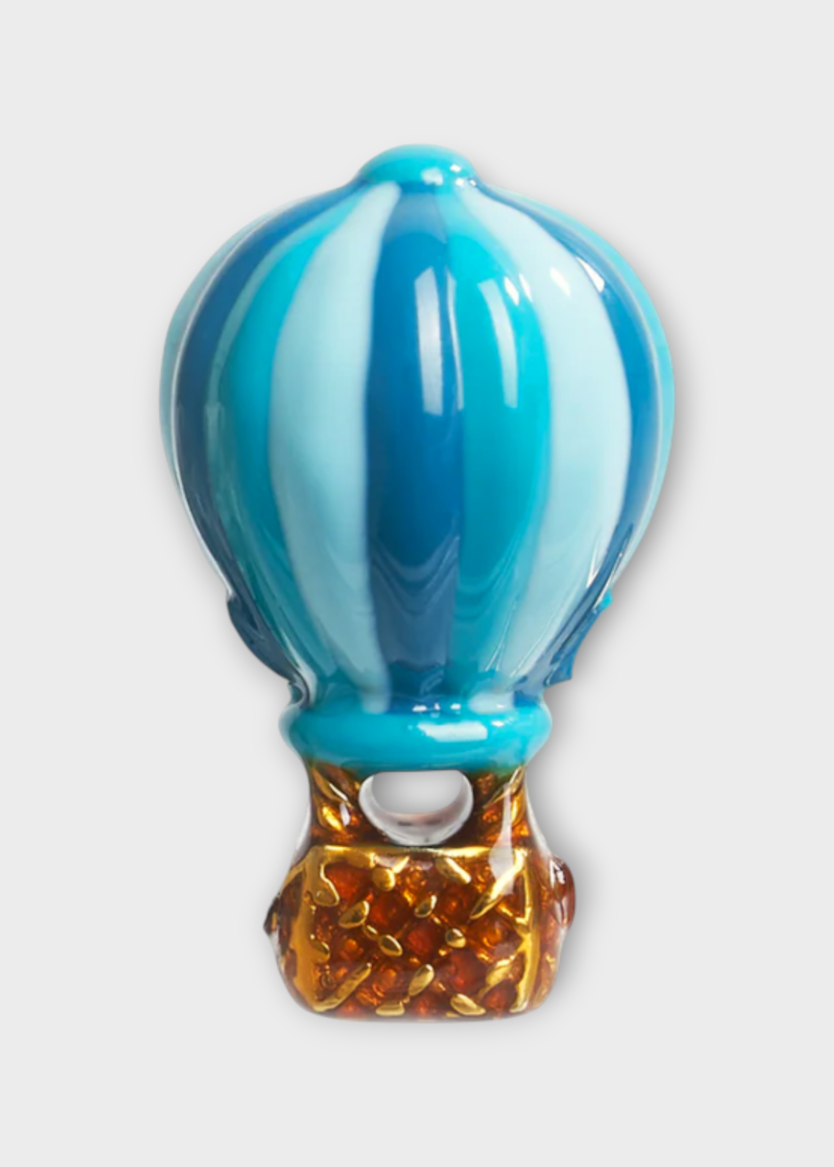 Poubel Poubel Charm, Print, Hot Air Baloon Painted Enamel w/ Sterling Silver