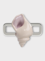 Poubel Poubel Charm, Print, Shell Painted Enamel w/ Sterling Silver