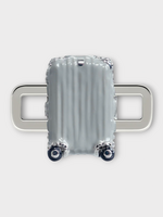 Poubel Poubel Charm, Print, Suitcase Painted Enamel w/ Sterling Silver