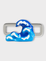 Poubel Poubel Charm, Print, La Mer Painted Enamel w/ Sterling Silver