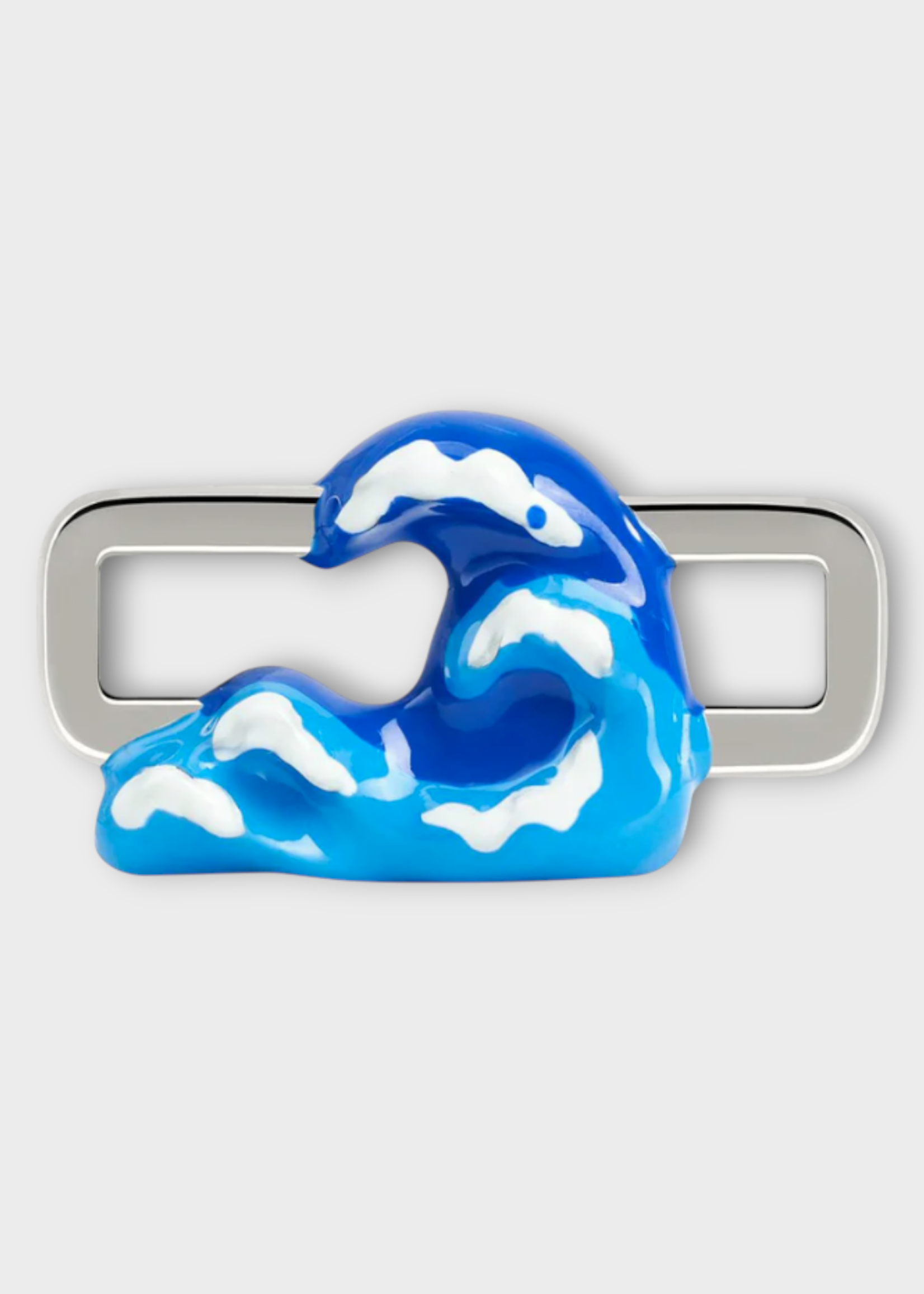 Poubel Poubel Charm, Print, La Mer Painted Enamel w/ Sterling Silver