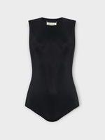 Maison Margiela Maison Margiela Top, Black, Fitted Crew Neck Sleeveless Body In Black