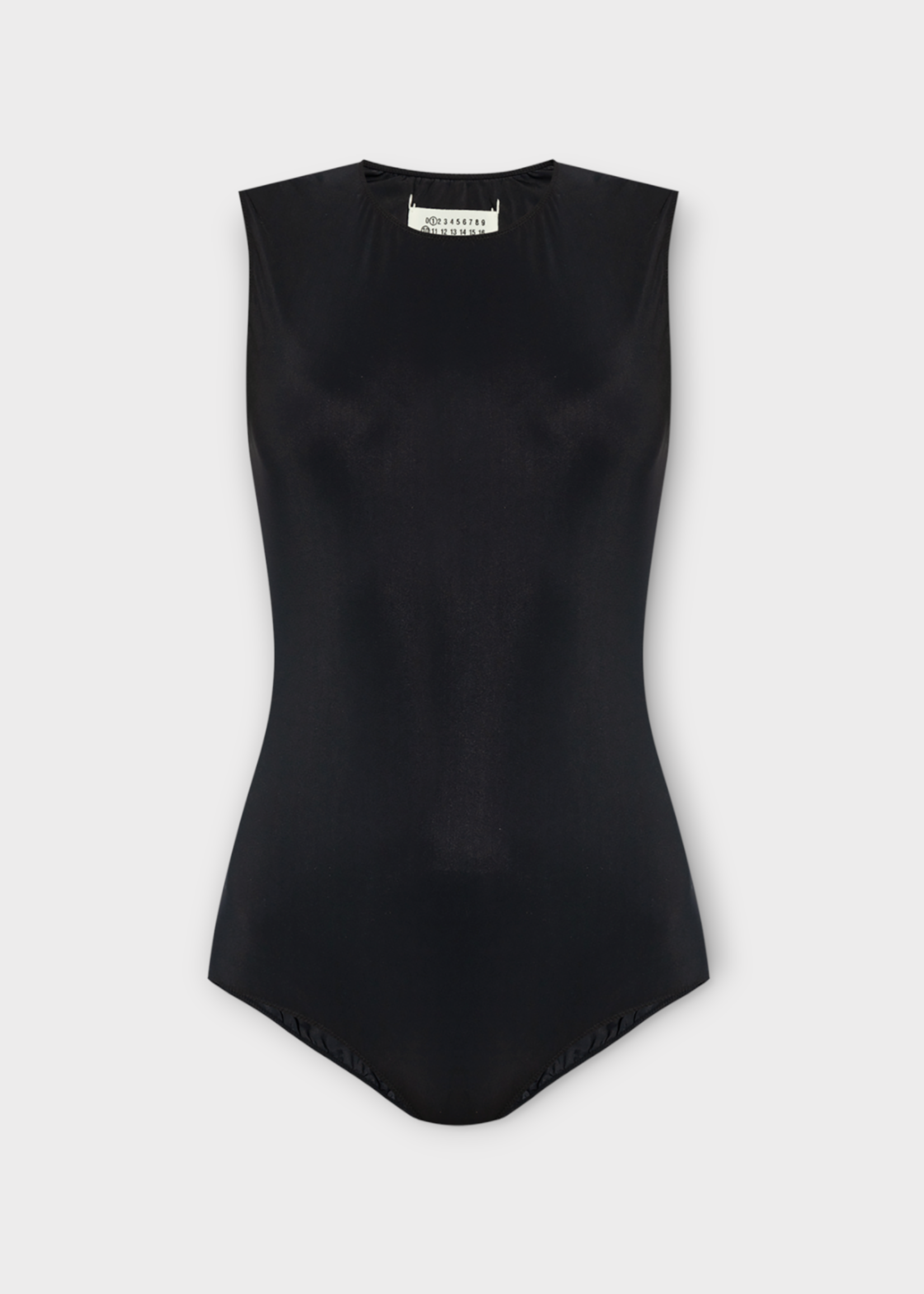 Maison Margiela Maison Margiela Top, Black, Fitted Crew Neck Sleeveless Body In Black