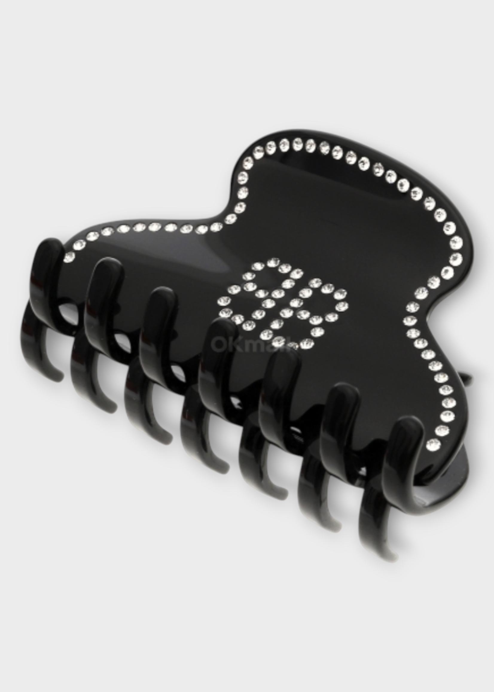 Balenciaga Balenciaga Hair Accesorry, Black, Hair Clip w/ Rhynestones