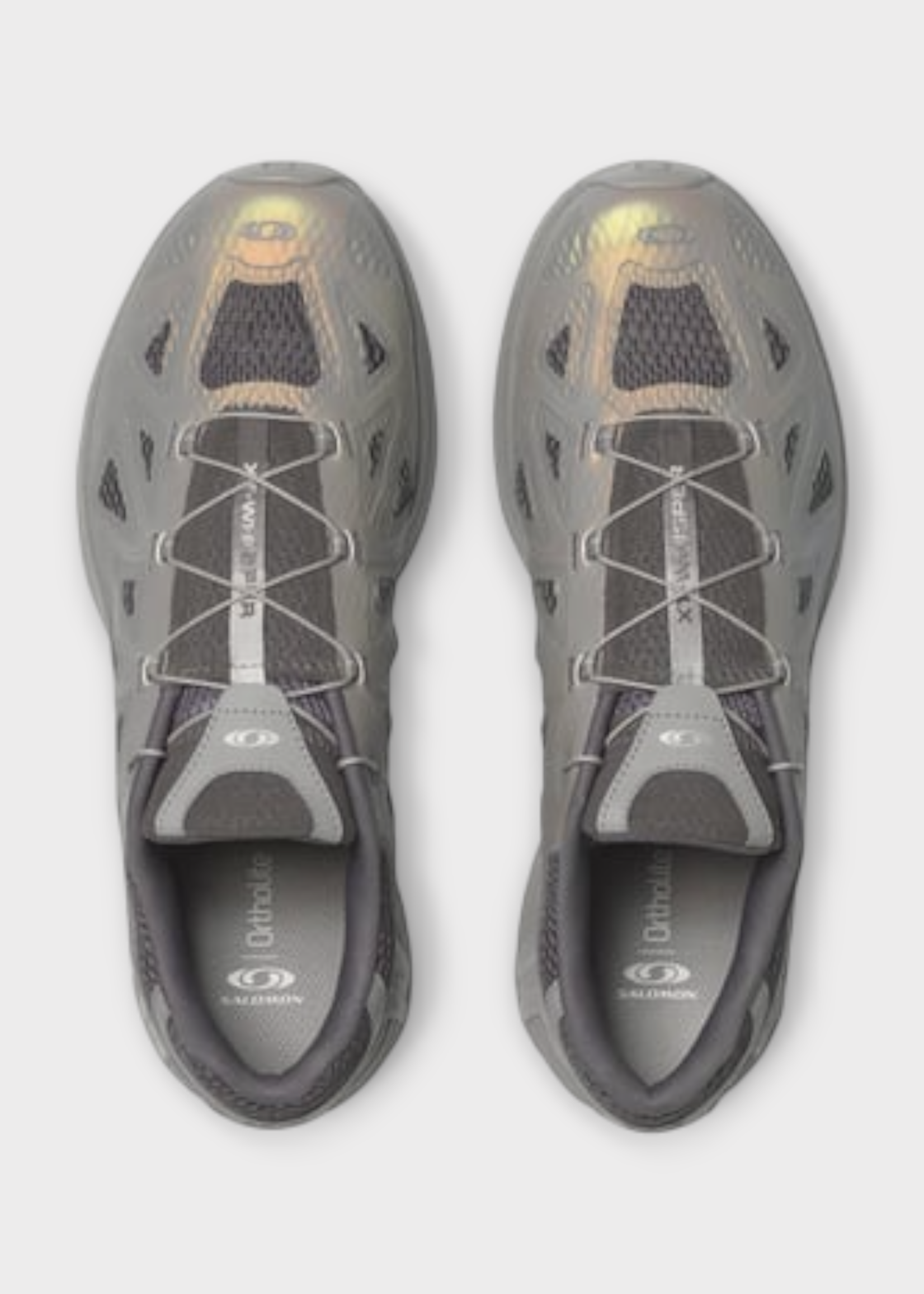 Salomon Salomon Sneakers, Multi, XT-WHISPER VOID Sneakers in Alloy, Castlerock & Ftw Silver w/ Drawstring Lace