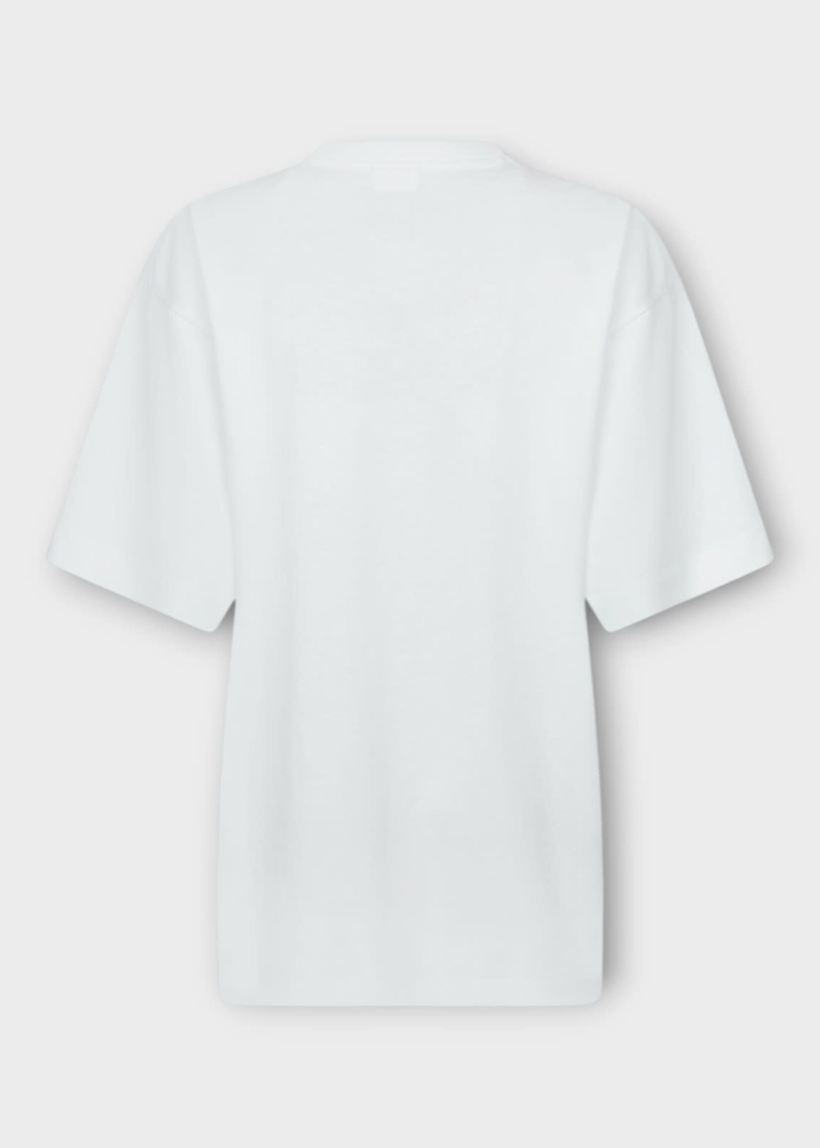 Dries Van Noten Dries Van Noten T-Shirt, White, Hegels Cotton Crew Neck Short Sleeve Embroidered T-Shirt