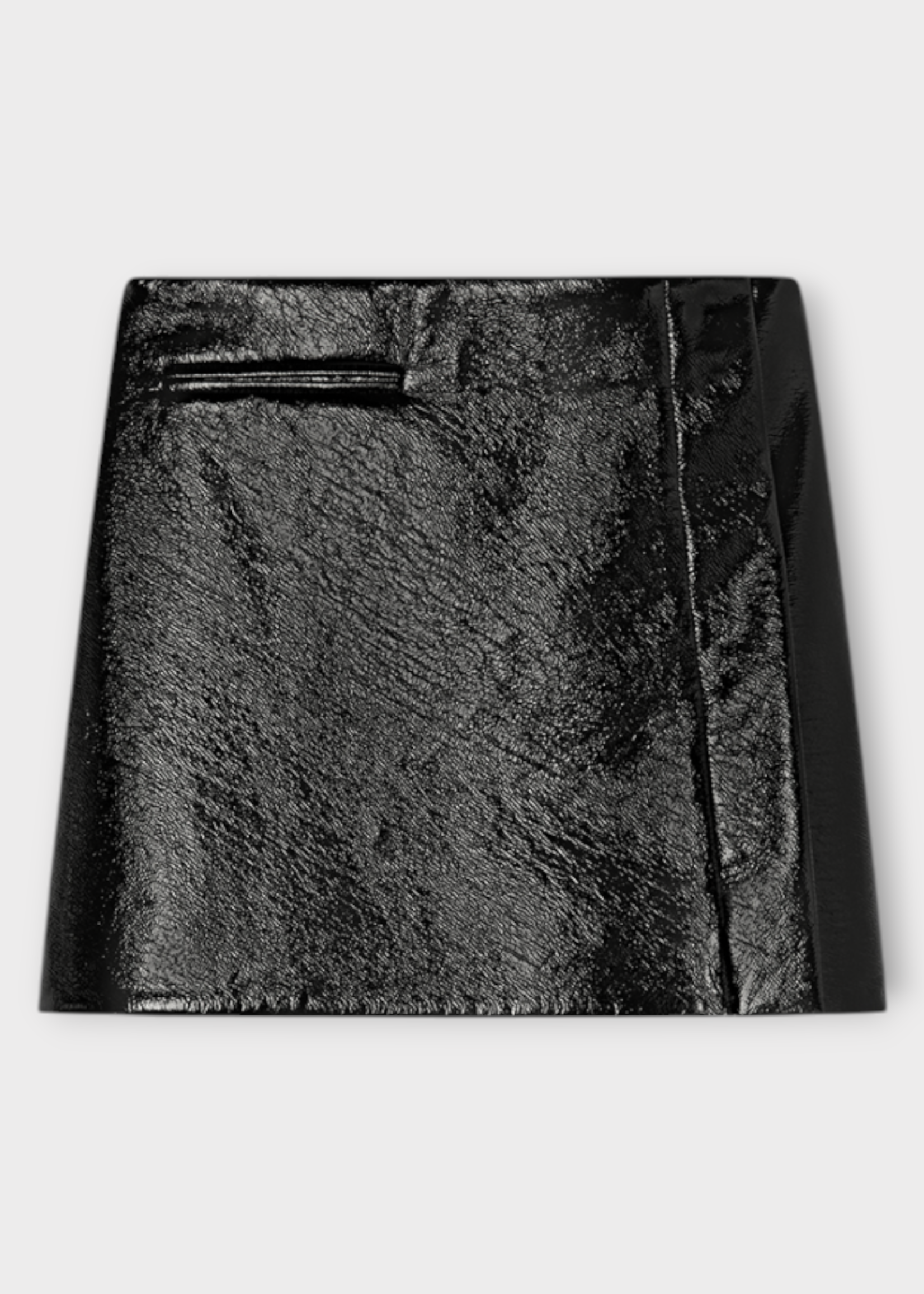 Courreges Courreges Skirt, Black, One Minute Vinyl Skirt