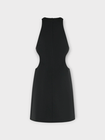Courreges Courreges Dress, Black, Buckle Cut Out Tailored A Line Dress