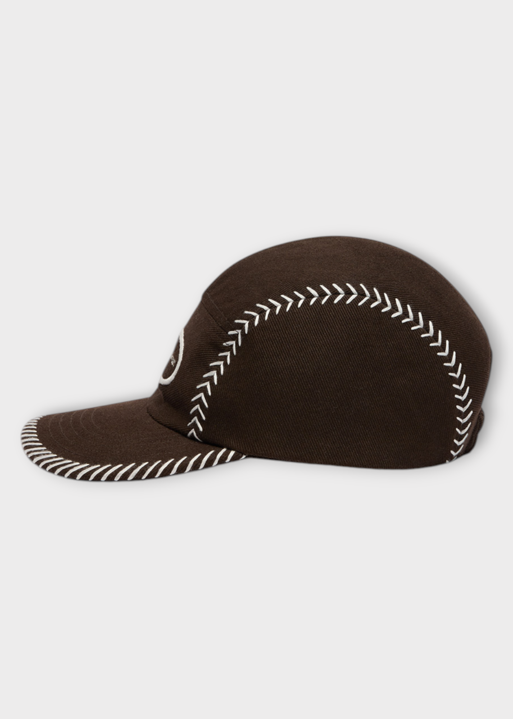 Jacquemus Jacquemus Hat, Brown, La Casquette Casco Baseball Hat In Dark Brown