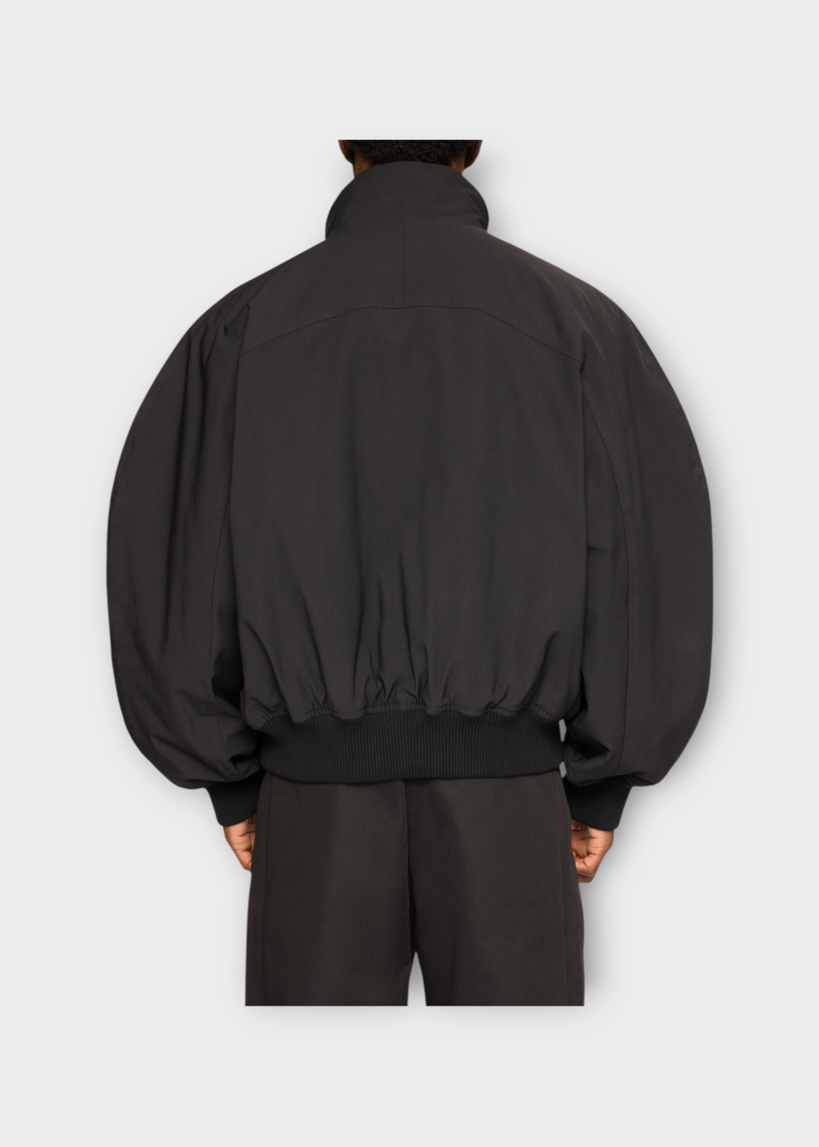 Jacquemus Jacquemus Jacket, Black, Le Bomber Aero High Neck Zip Up Jacket