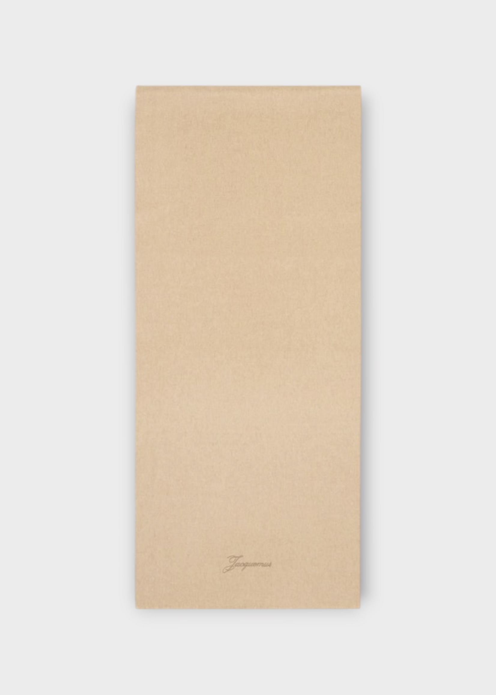 Jacquemus Jacquemus Scarf, Beige, Le Echarpe Virgin Wool & Cashmere Scarf