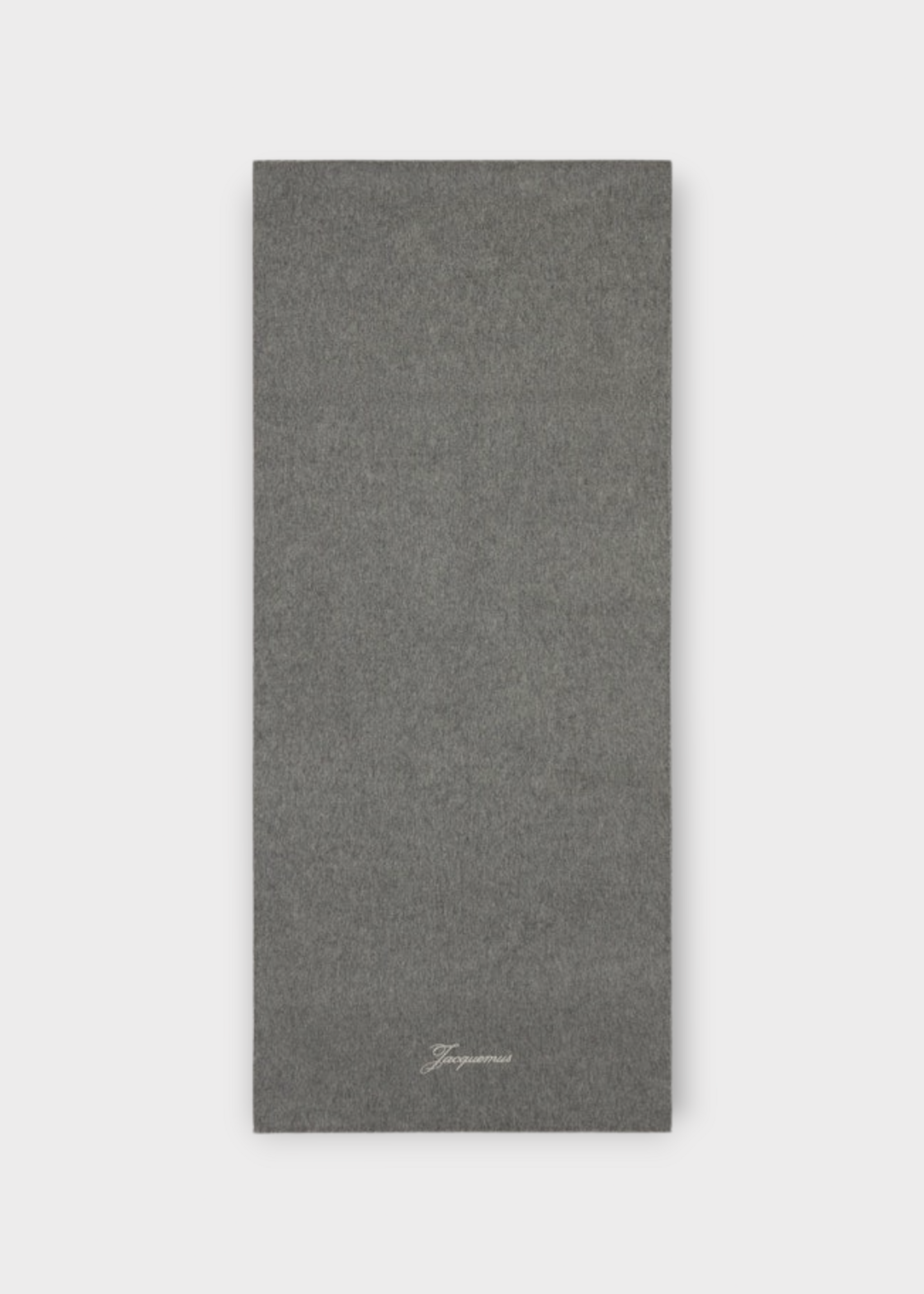 Jacquemus Jacquemus Scarf, Grey, Le Echarpe Virgin Wool & Cashmere Scarf