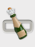 Poubel Poubel Charm, Print, Champagne Painted Enamel w/ Sterling Silver