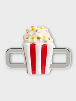 Poubel Poubel Charm, Print, Pop Corn Painted Enamel w/ Sterling Silver