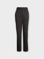 Partow Partow Trousers, Black, Archer Cotton Twill Pencil Pants In Black