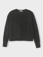 Cecilie Bahnsen Cecilie Bahnsen Knitwear, Black, Bidane Wool Heritage Lace Stitch Pullover