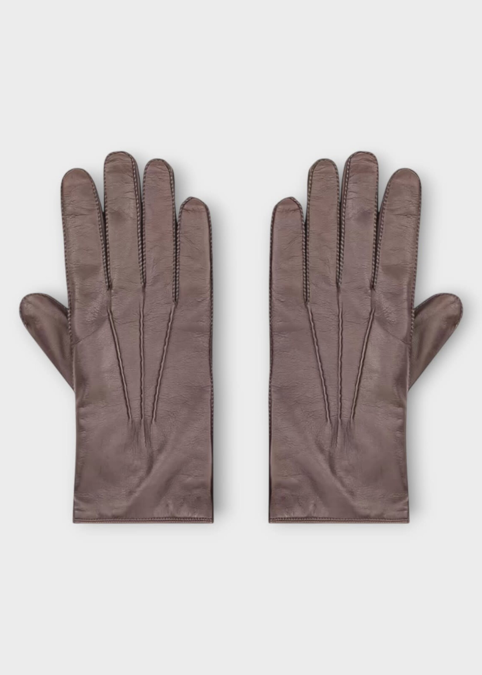 Loro Piana Loro Piana Gloves, Brown, Harris Lambskin Gloves In Very Dark Brown