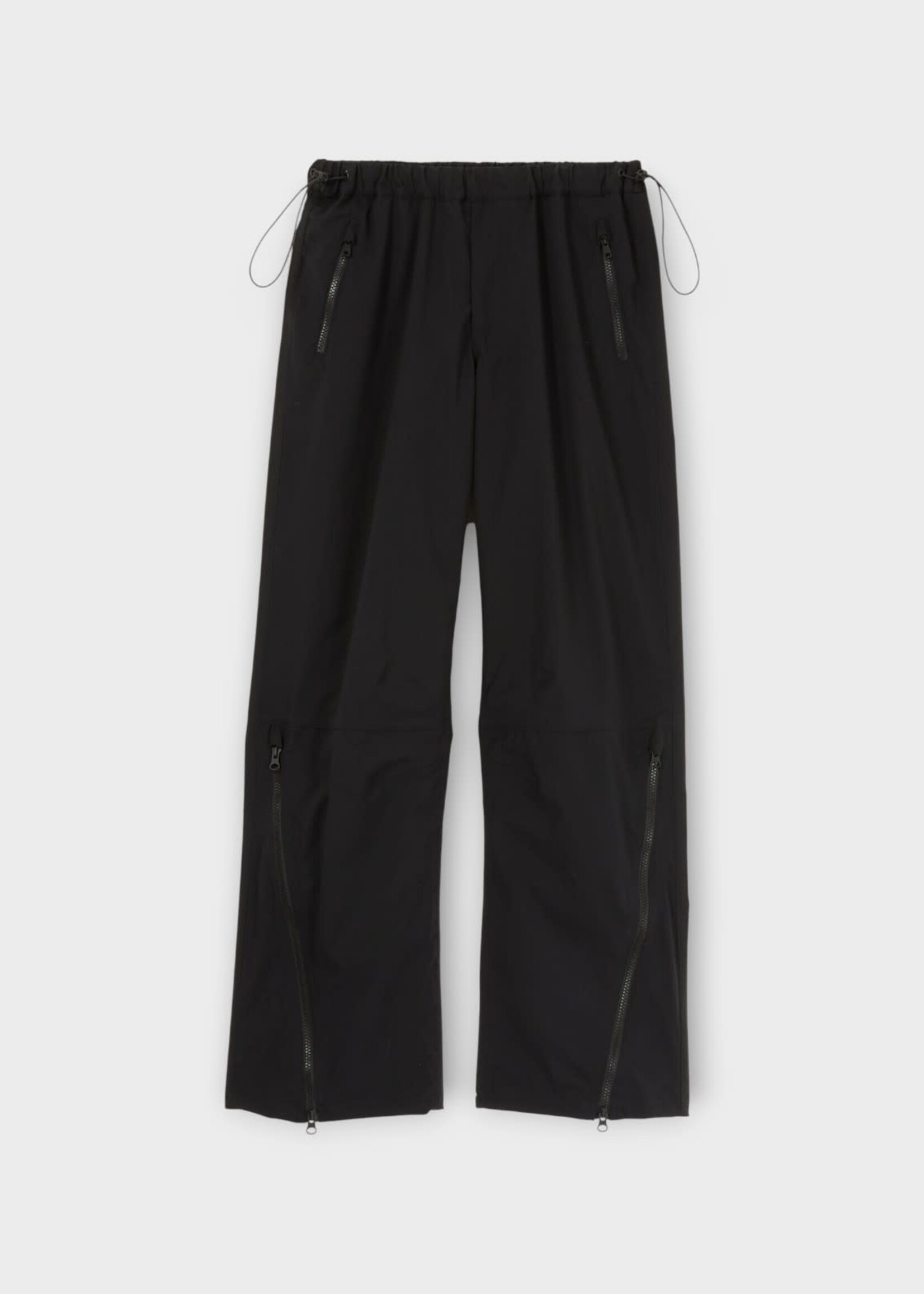 GR10K GR10K Trousers, Black, Warehouse Field Elastic Drawstring Waist Pants