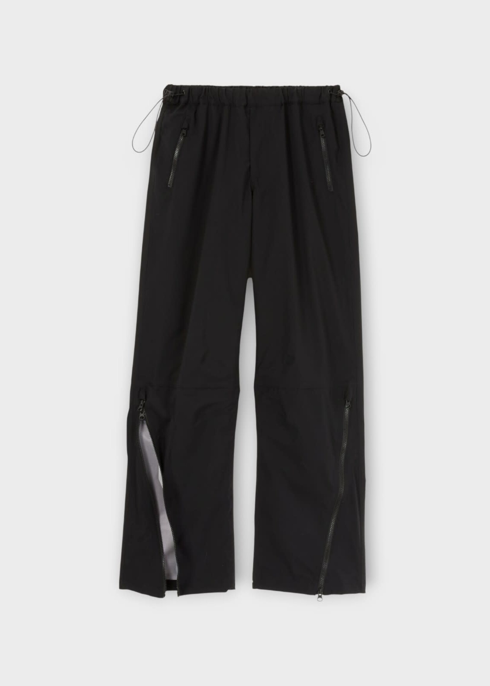 GR10K GR10K Trousers, Black, Warehouse Field Elastic Drawstring Waist Pants