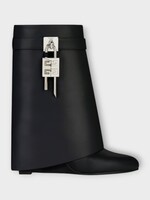 Givenchy Givenchy Ankle Boots, Black, Calf Leather Shark Lock Ankle Boots 90