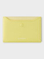 Givenchy Givenchy Wallet, Yellow, Calf Leather Card Holder In Acid Yellow