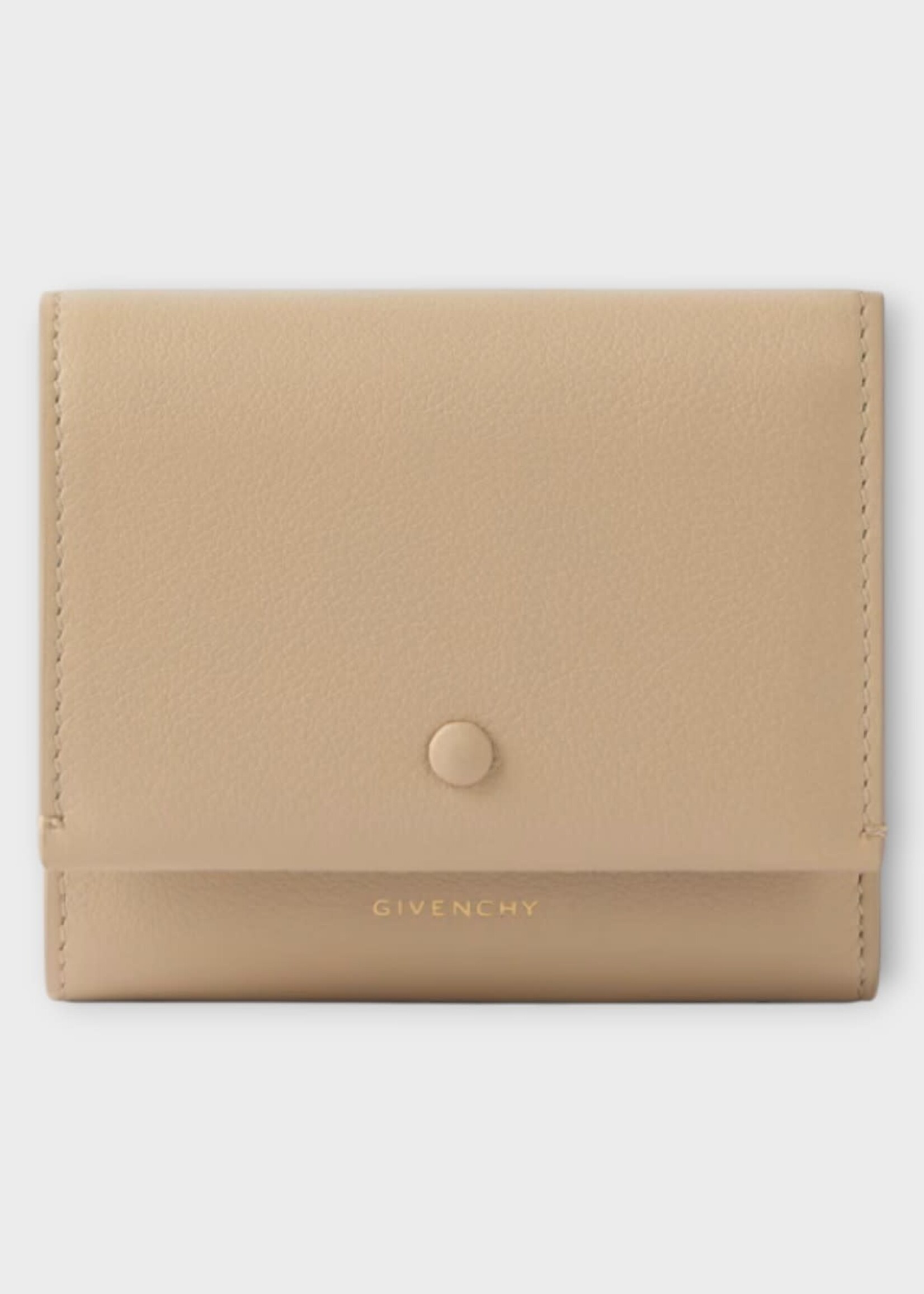 Givenchy Givenchy Wallet, Beige, Calf Leather Trifold Day Wallet