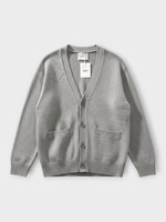 Lisa Yang Lisa Yang Knitwear, Grey, Wilson Cashmere V-Neck Button Up Cardigan In Dove Grey w/ Pockets