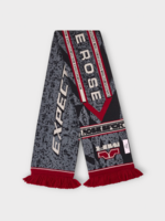 Martine Rose Martine Rose Scarf, Multi, Cotton & Wool Reversible Scarf In Grey & Red