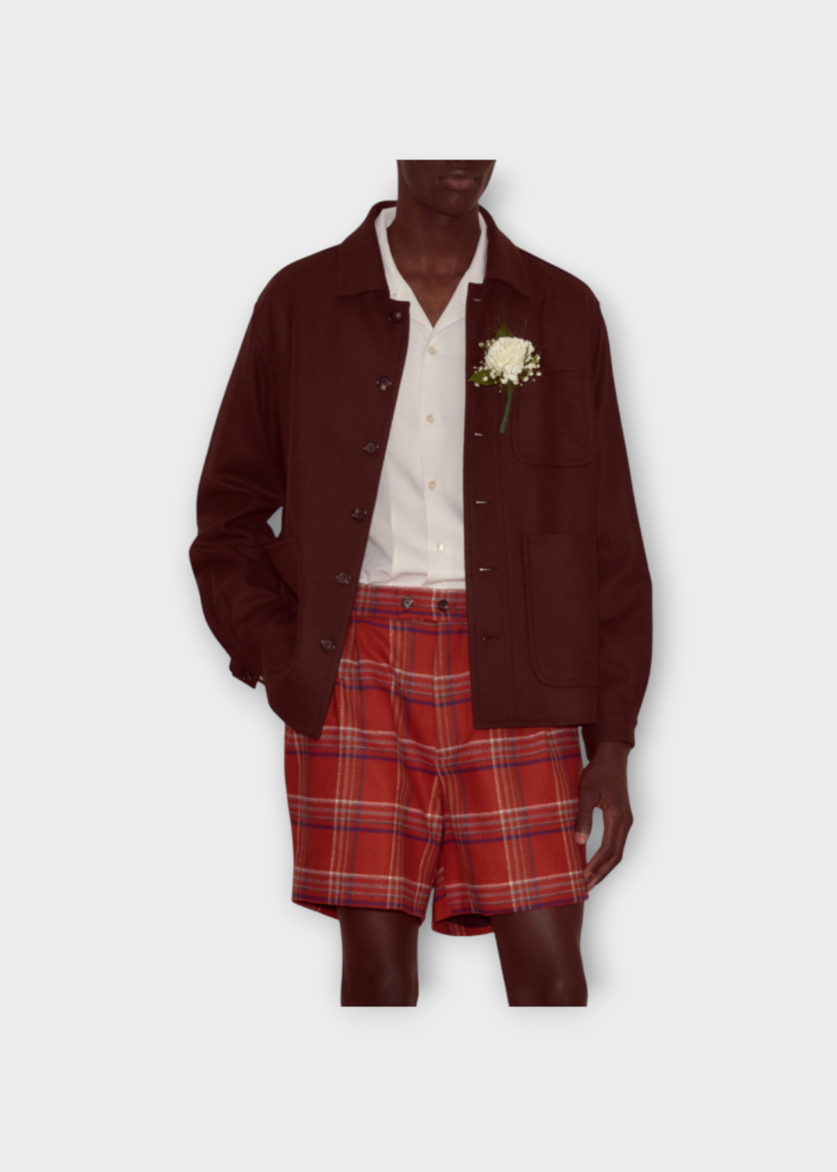 Bode Bode Jacket, Brown, Bramble Franck Collared Button Up Jacket